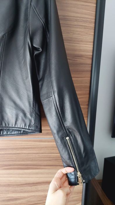 Kurtka skórzana ramoneska czarna M