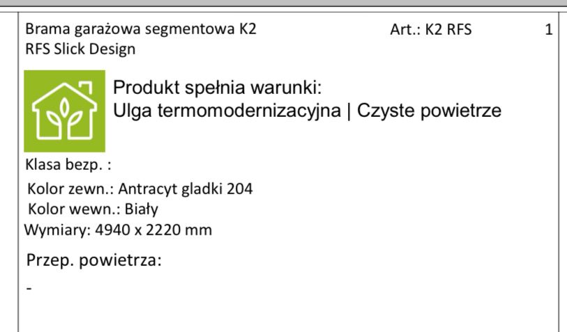 Brama garażowa segmentowa