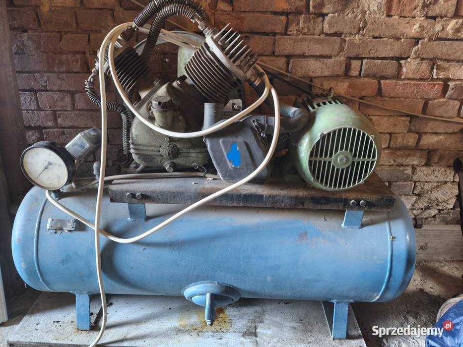 kompresor sprężarka dwutłokowy dwutłokowa zbiornik 220l