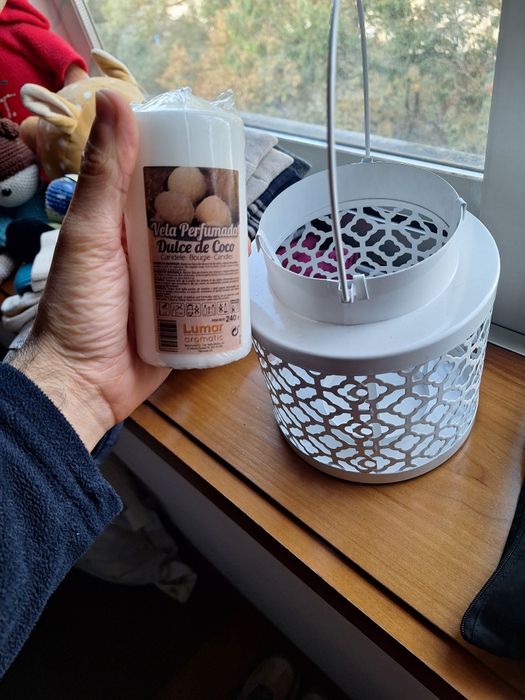 Lanterna Exterior (com vela)