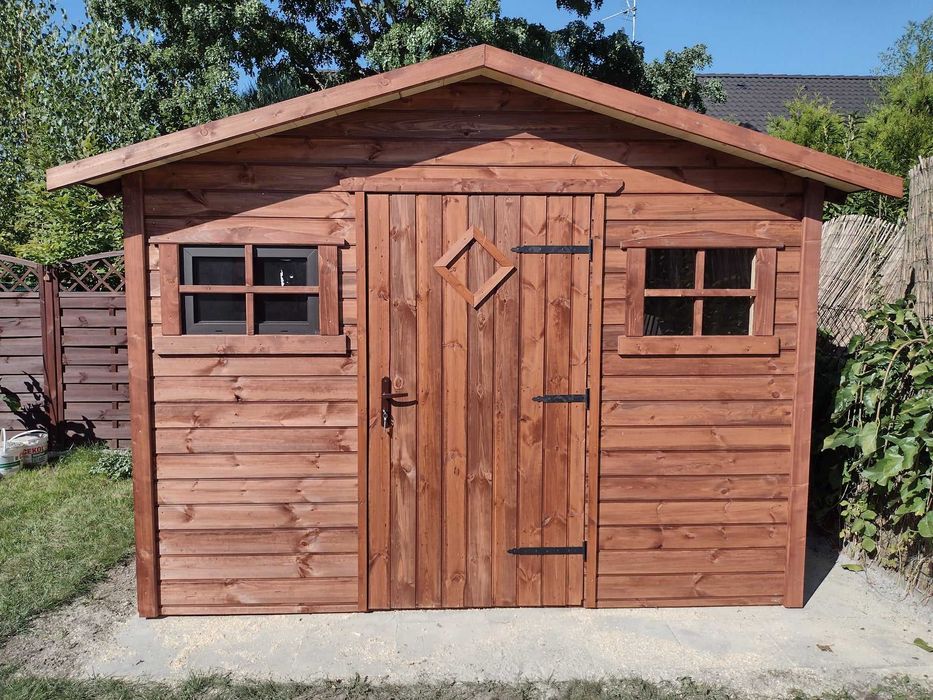 Domek narzędziowy, ogrodowy wymiary 3x3 *PROMOCJA JESIENNA* GONT W CENIE