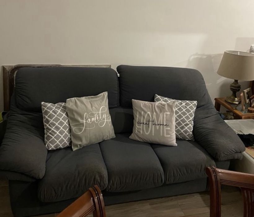 Sofá de 3 lugares e cama