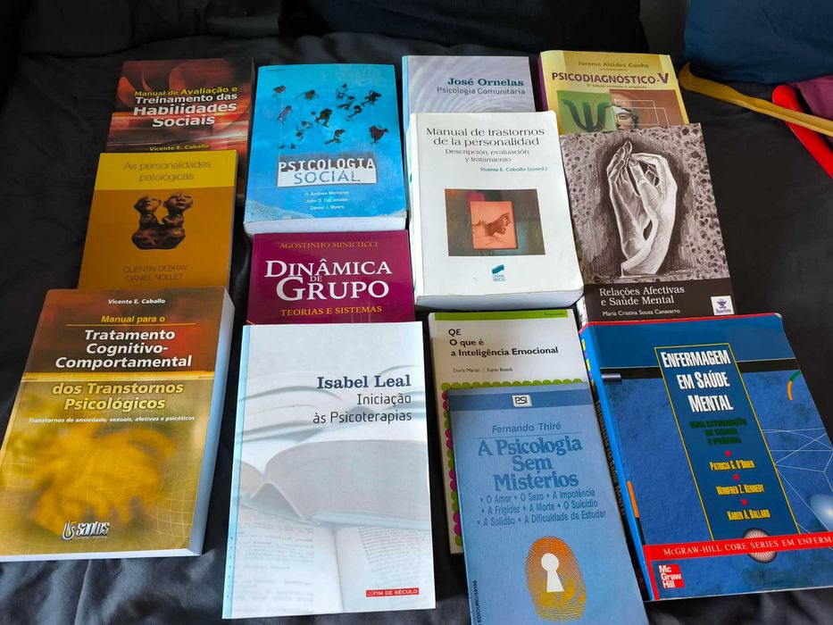 Livros de Psicologia (em pack ou separadamente)