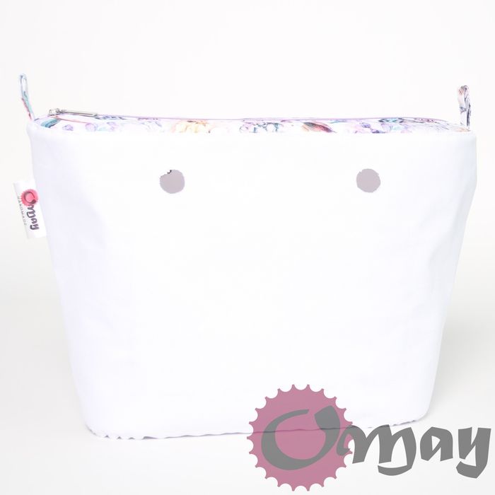 organizer do OBAG MINI bzy konwalie fioletowe wkład 2 kieszenie OMAY