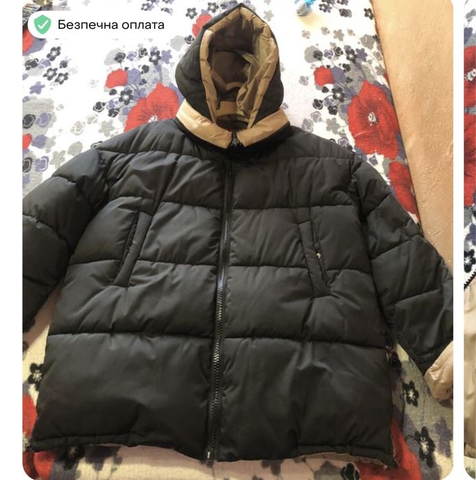 Куртка- пуховик двусторонняя