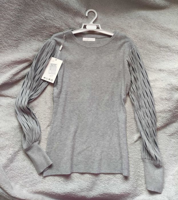 Sweterek Prześwitujący rękawek