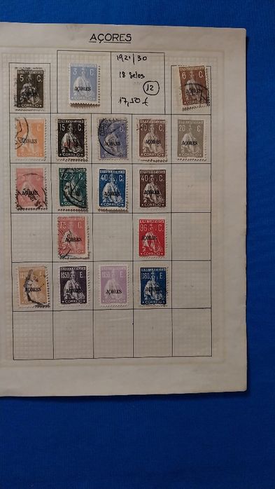 Selos dos Açores  antigos-Ref.2/02