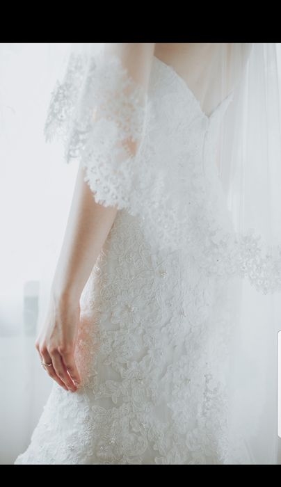 Шикарное свадебное платье