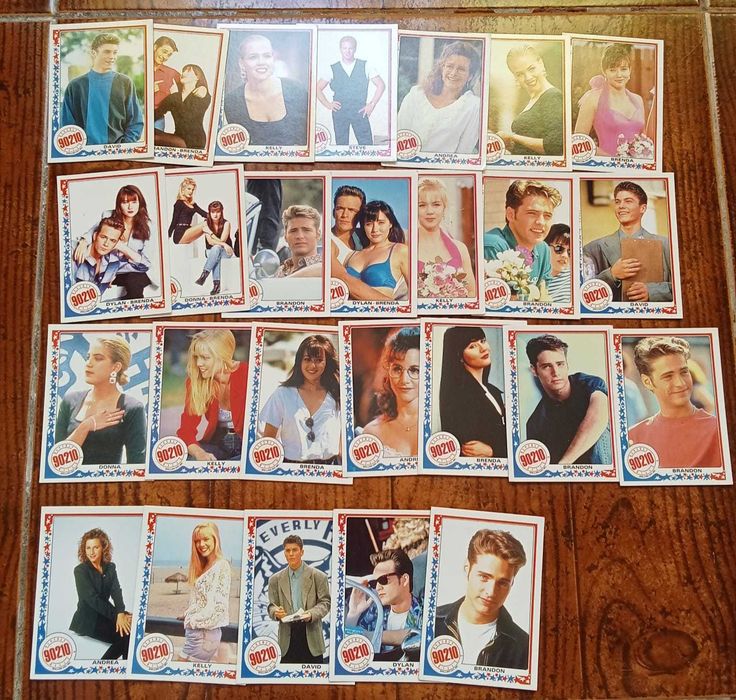 Lote de 49 Calendários de Bolso Panini Beverly Hills, 90210 – 1993