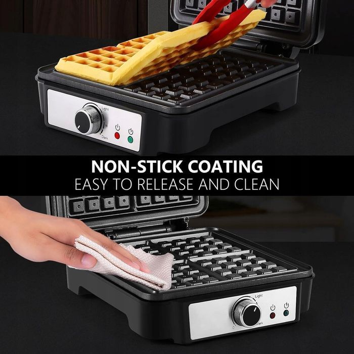 Duża Gofrownica Na 4 Gofry Belgijskie Yashe SW-2130M