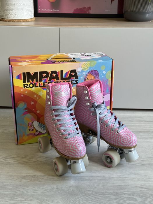 Wrotki Impala Rollerskate różowe 38