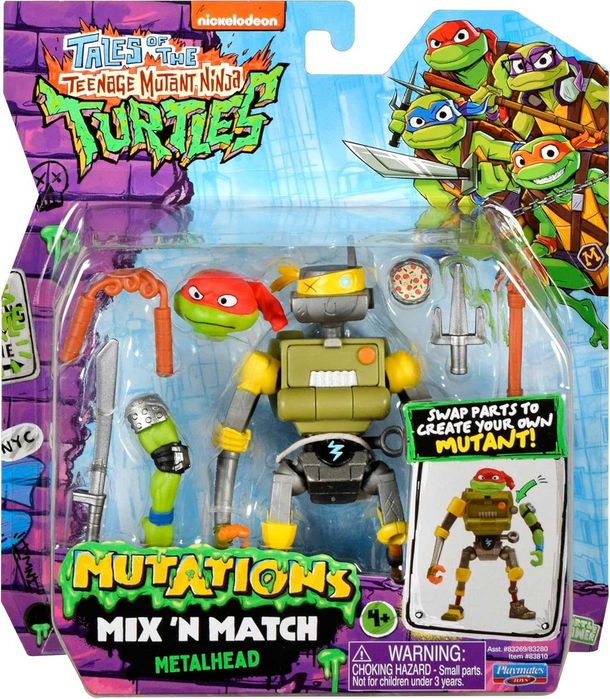 Мутант Черепашки ніндзя TMNT Turtles Mutations Mix and Match Metalhead