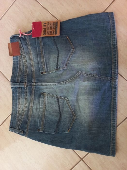 firmowa spódnica jeans-W-27-CROSS JEANS-XS/S-Nowa