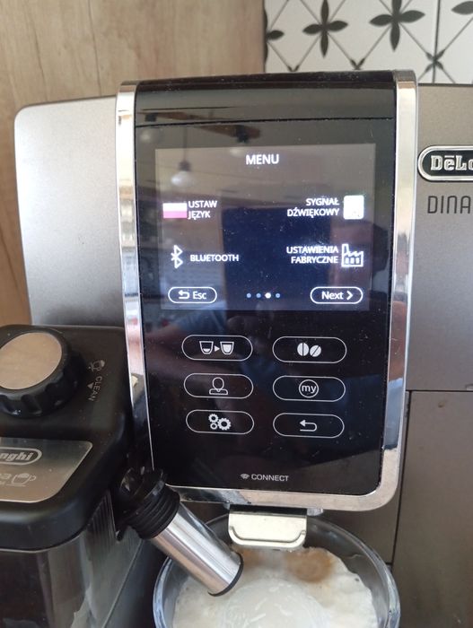 Ekspres DeLonghi dynamica plus  Bluetooth gwarancja