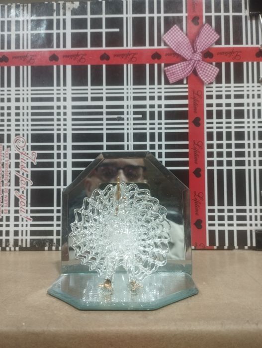 Peça de cristal em miniatura