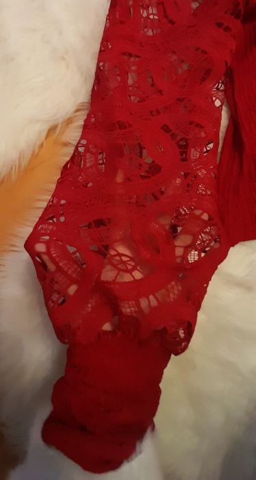 Bluzka z gipiurą#S/M