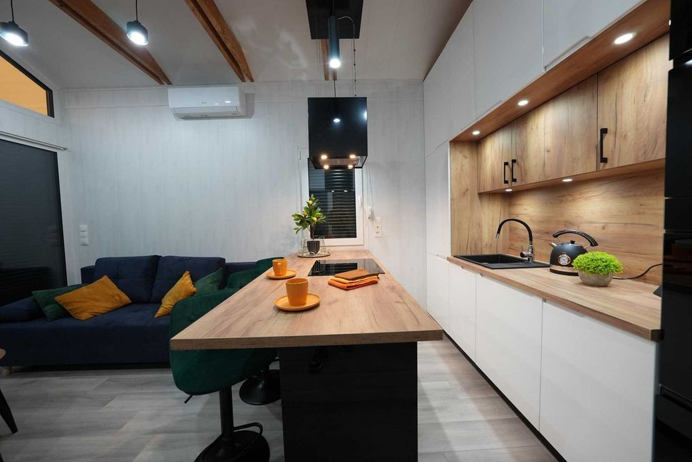 Dom mobilny z antresolą-MARWIS MOBLE HOMES-48 m2-luksus!