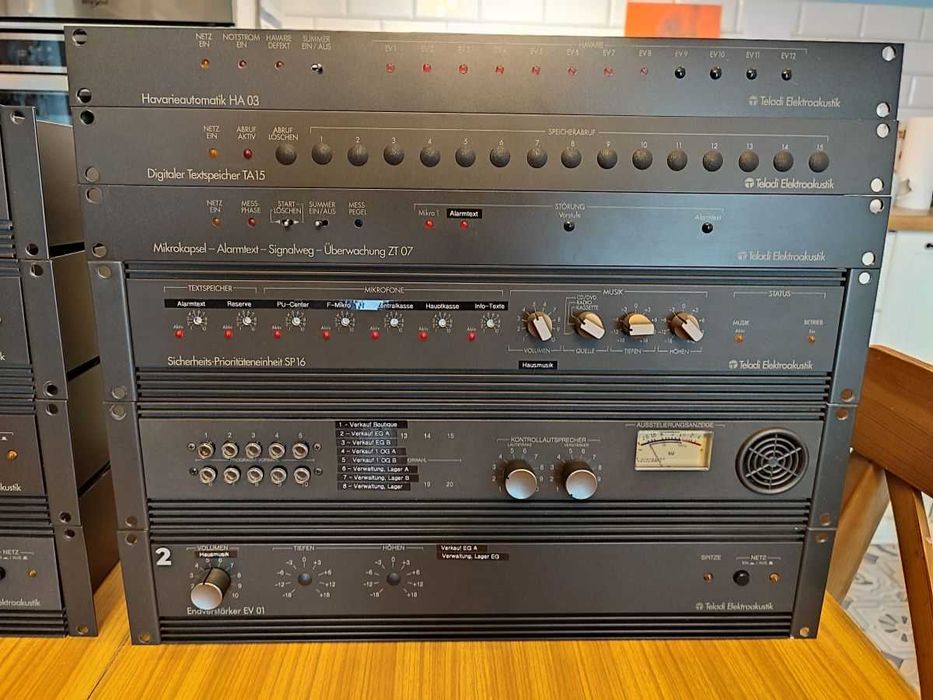 Komponenty Teladi Elektroakustik ELA/SAA - wzmacniacze, centrale, inne