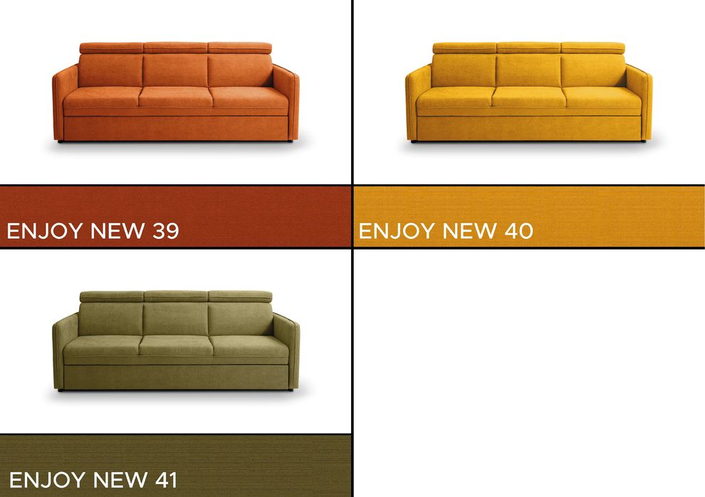 SOFA do salonu BARCELO 220 x 99 - Funkcja spania, ruchome zagłówki