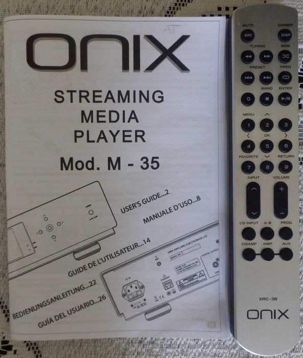 Onix M-35 streamer + DAC