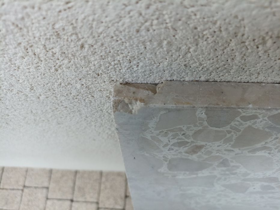 parapet wewnętrzny konglomerat, marmur, kamień