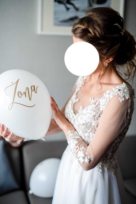 Suknia od Tom Sebastien z welonem jedyna taka! Warszawa Bemowo