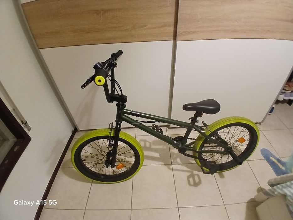 Bicicleta BMX wipe verde