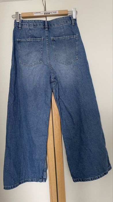 Używane jeansy culotte dziewczęce Bershka