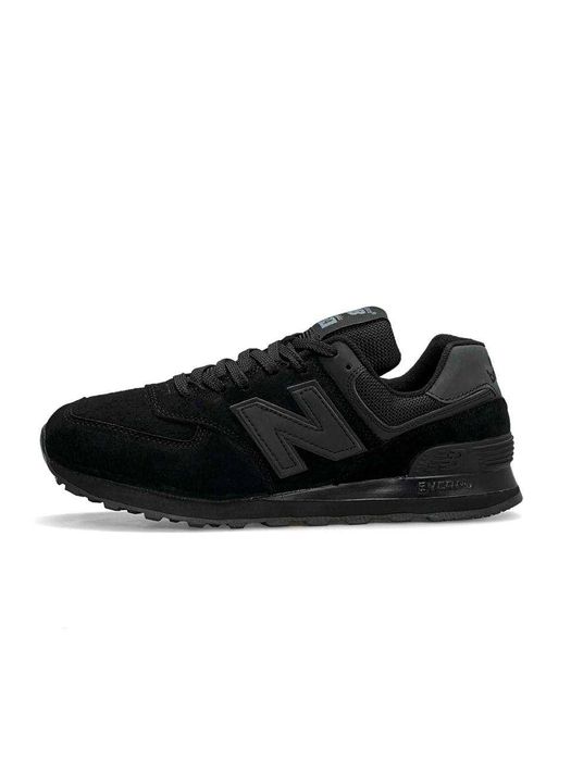 !SALE! New Balance 574 Full Black 36 37 38 39 40 41 42 43 44 45 замша
