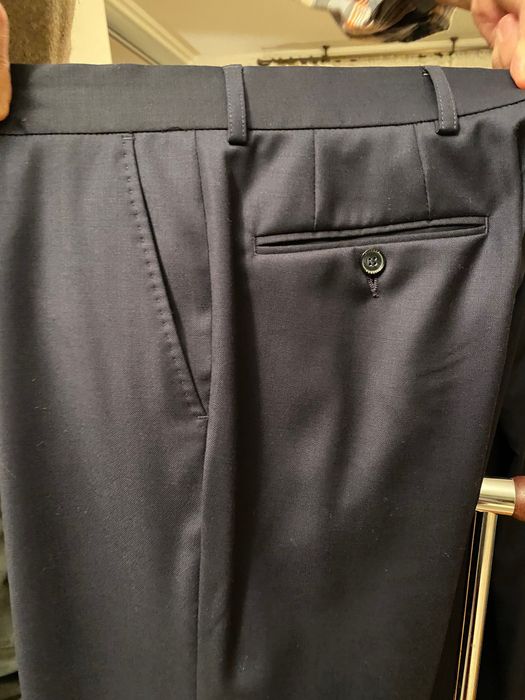 Garnitur Vistula granat wełna 176 Super slim
