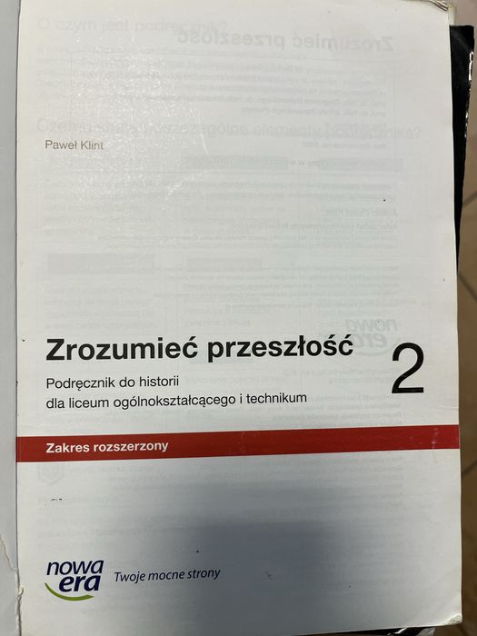 Zrozumieć przeszłość dwa podręcznik do historii