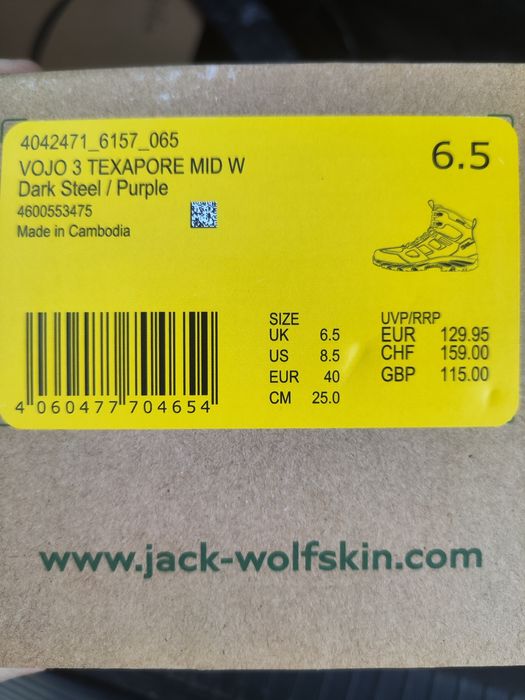 Buty Jack Wolfskin vojo 3 rozmiar 40