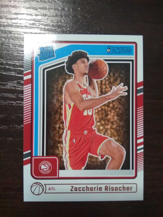 Karta nba Rated Rookie Zaccharie Risacher Atlanta Hawks, donruss
