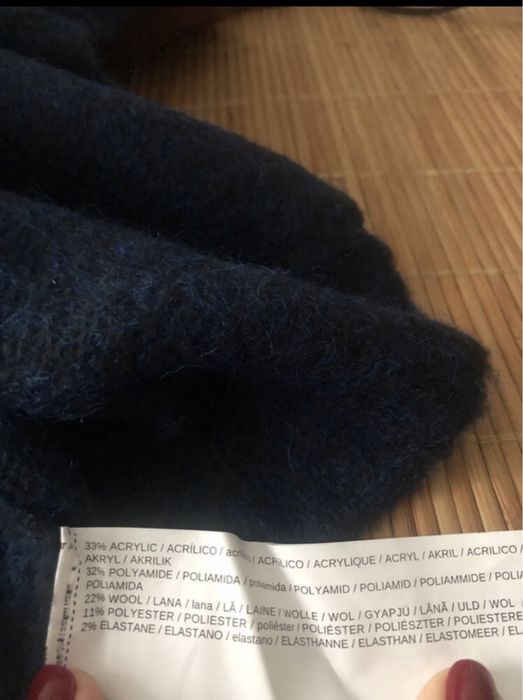 Sweter męski z domieszką wełny Mango S