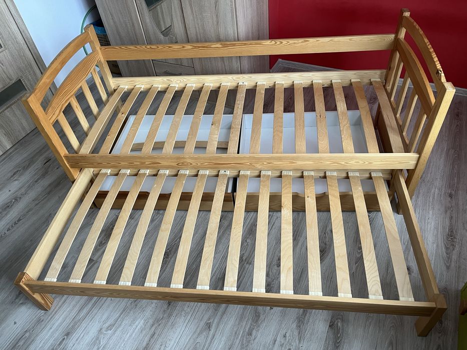 Łóżko podwójne wysuwane