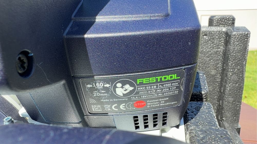 Festool НКС 55 ЕВ Pilarka z funkcja zaglebiania.