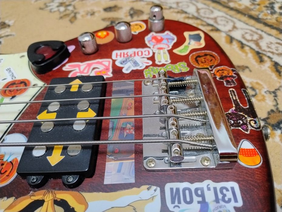 Бас Гітара Сталеві лади! Cort Gb34A Прокачана!