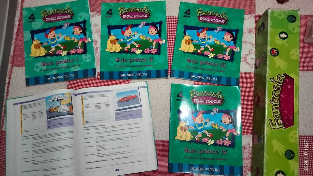 Livros pedagógicos e educativos Pré-escolar - Coleção Fantasia -