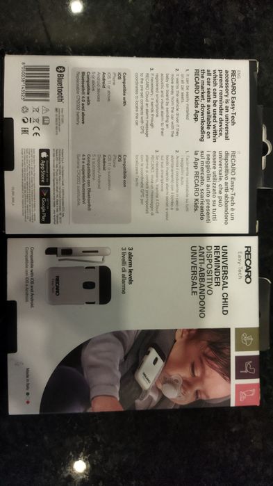 Dispositivo anti abandono crianças no carro