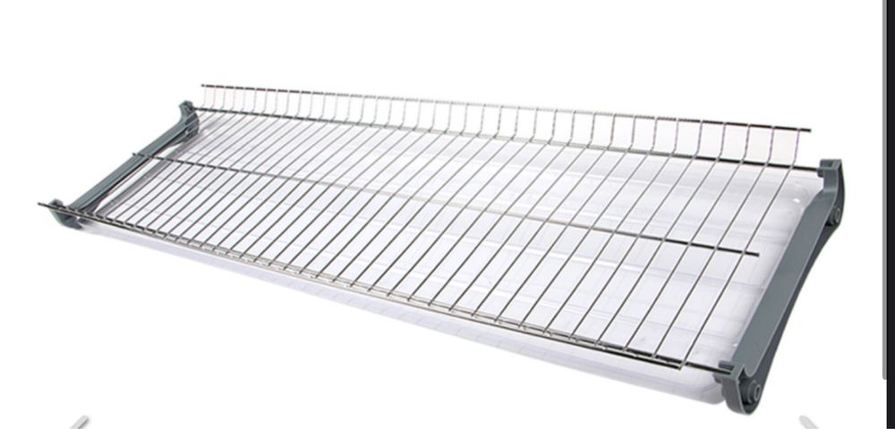 Сушарка Віяр для стаканів та чашок VIYAR Хром 85см з піддоном