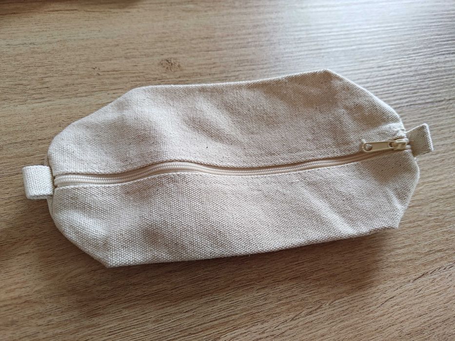 Piórnik ekologiczny kosmetyczka BAWEŁNA Beżowy