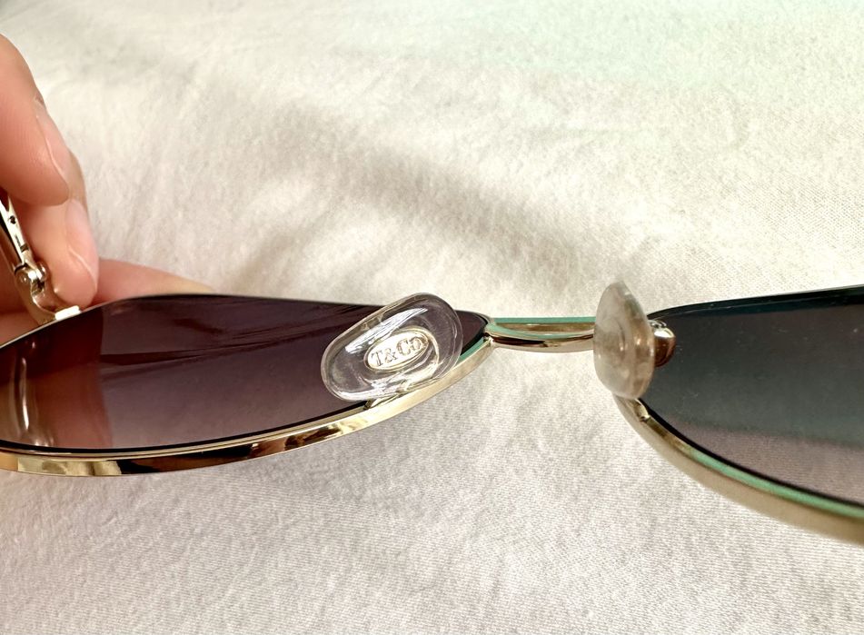 Óculos de sol Tiffany & Co Diamond Point Aviator NOVOS