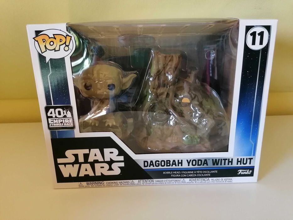 Funko Pop! Town: Star Wars - Yoda's Hut Collectible Vinyl Figure, 5-Inch Display Piece For Star Wars Fans