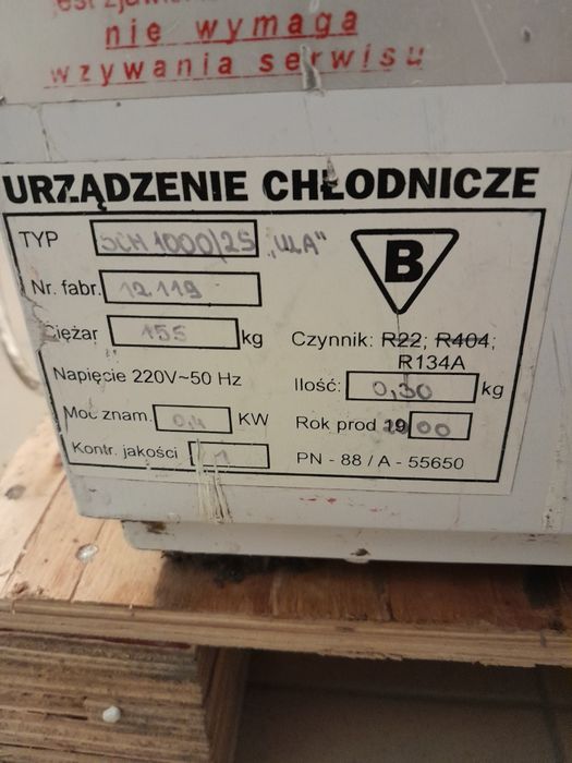 Lada chłodnicza  witryna