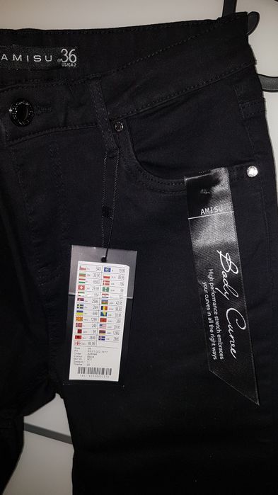 Nowe spodnie, czarny, r. 36 w cenie zakupu!