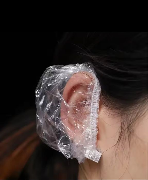 Одноразові навушники шапочки на вуха захист для фарбування