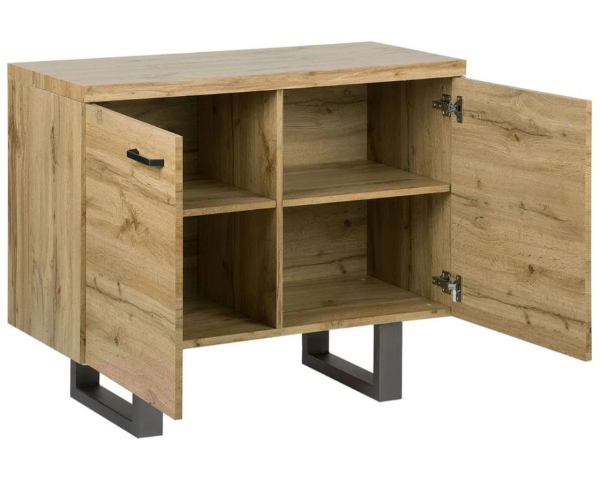 Armário TIMBER Castanho claro, Beliani