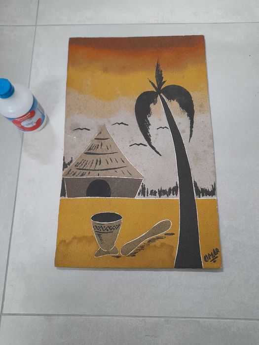 Vendo 2 quadros pintados a areia– Só 5eur/cada