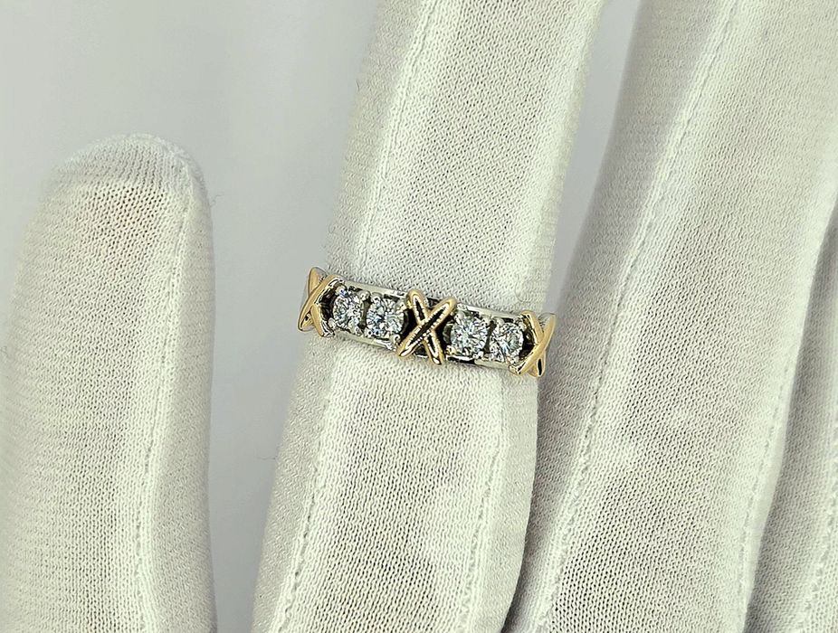 Каблучка з діамантами 0.40ct