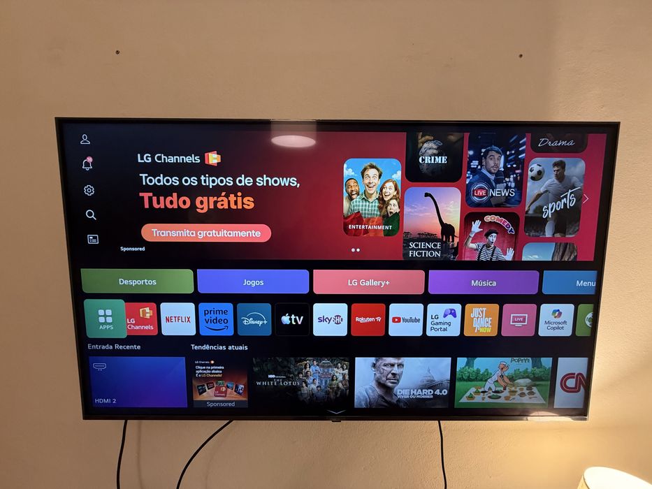 Tv 4k ultra 55” LG (nova)